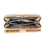 Цветен дамски портфейл от корк с шевове - Image 5
